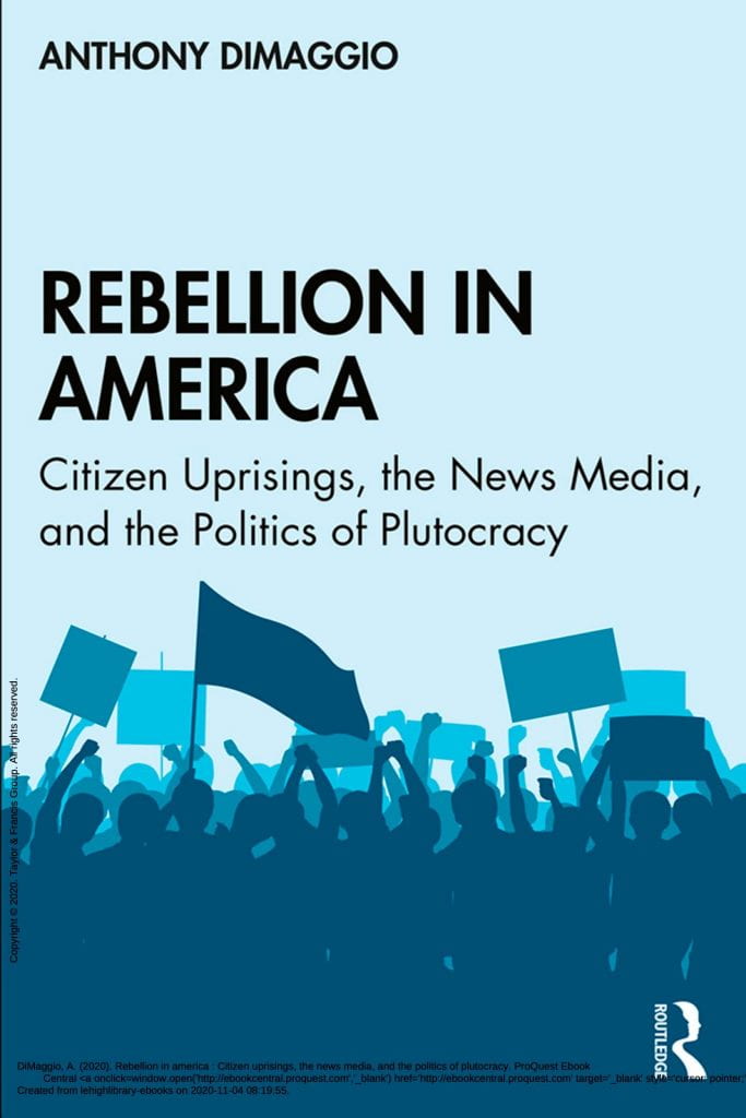 Book cover of Rebellion in America