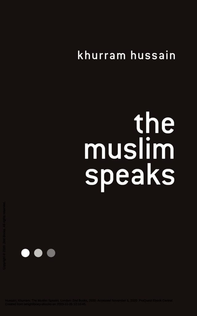 Book cover of The Muslim Speaks