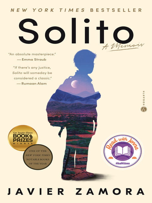 Book cover for Solito by Javier Zamora.