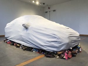 Karyn Olivier, Car Cover and Export Shoes, 2018