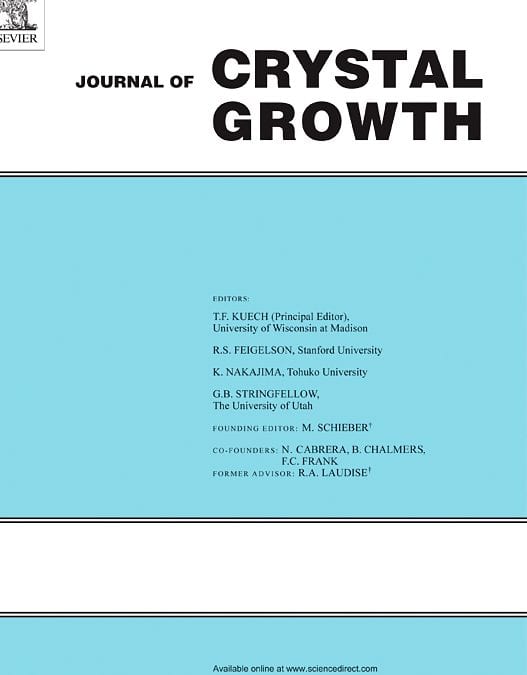 PI Siddha is co-editor of Special Issue in Journal of Crystal Growth