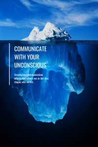 Communicate with your unconscious