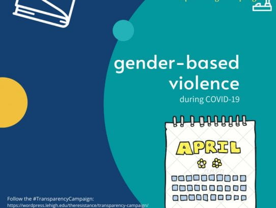 April 2020: Gender-Based Violence During COVID-19